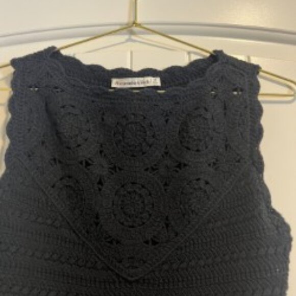 Abercrombie & Fitch Size XS Knitted Black Bodysuit - Picture 3 of 4